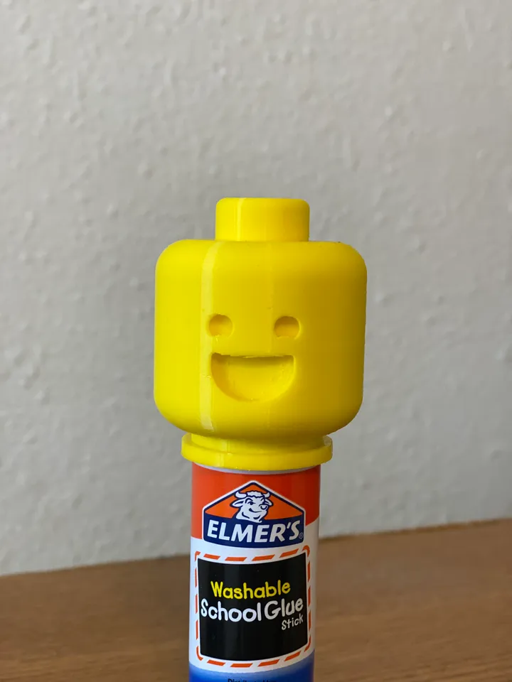 Glue stick cap (Lego inspired) by Glue Stick Mafia